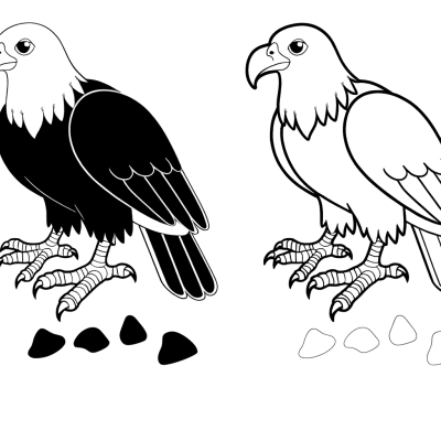 roc giant eagle bird coloring page